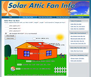 Solar Attic Fan Sizer Tool by H-Mac